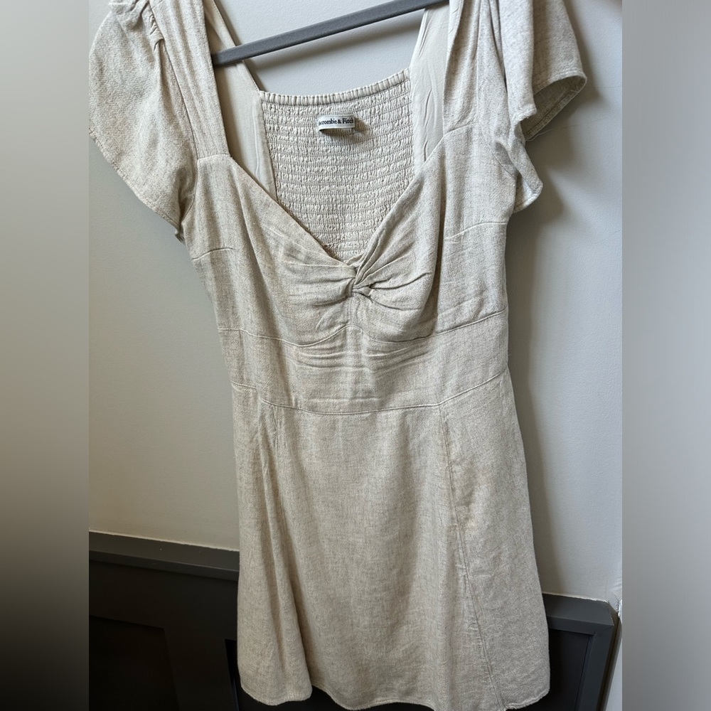 Abercrombie & Fitch Linen & Viscose Summer Dress